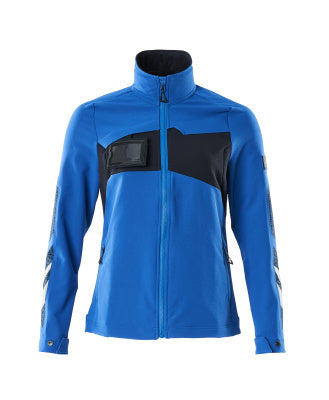 Jacke, Damen, ULTIMATE STRETCH, leicht – azurblau/schwarzblau