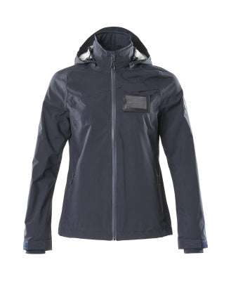 Hardshelljacke, Damen,geringes Gewicht – schwarzblau