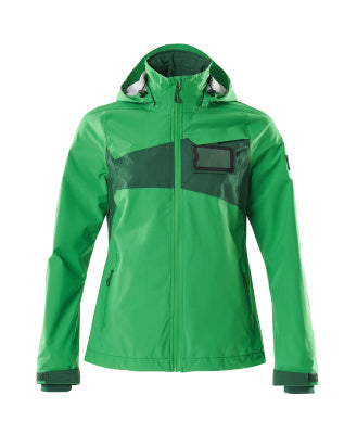 Hardshelljacke, Damen,geringes Gewicht – grasgrün/grün