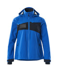 Hardshelljacke, Damen,geringes Gewicht – azurblau/schwarzblau