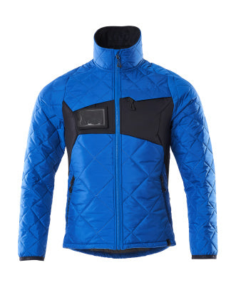 Thermojacke mit CLIMASCOT® – azurblau/schwarzblau
