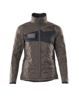 Thermojacke mit CLIMASCOT®, Damen – dunkelanthrazit/schwarz