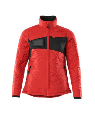 Thermojacke mit CLIMASCOT®, Damen – verkehrsrot/schwarz