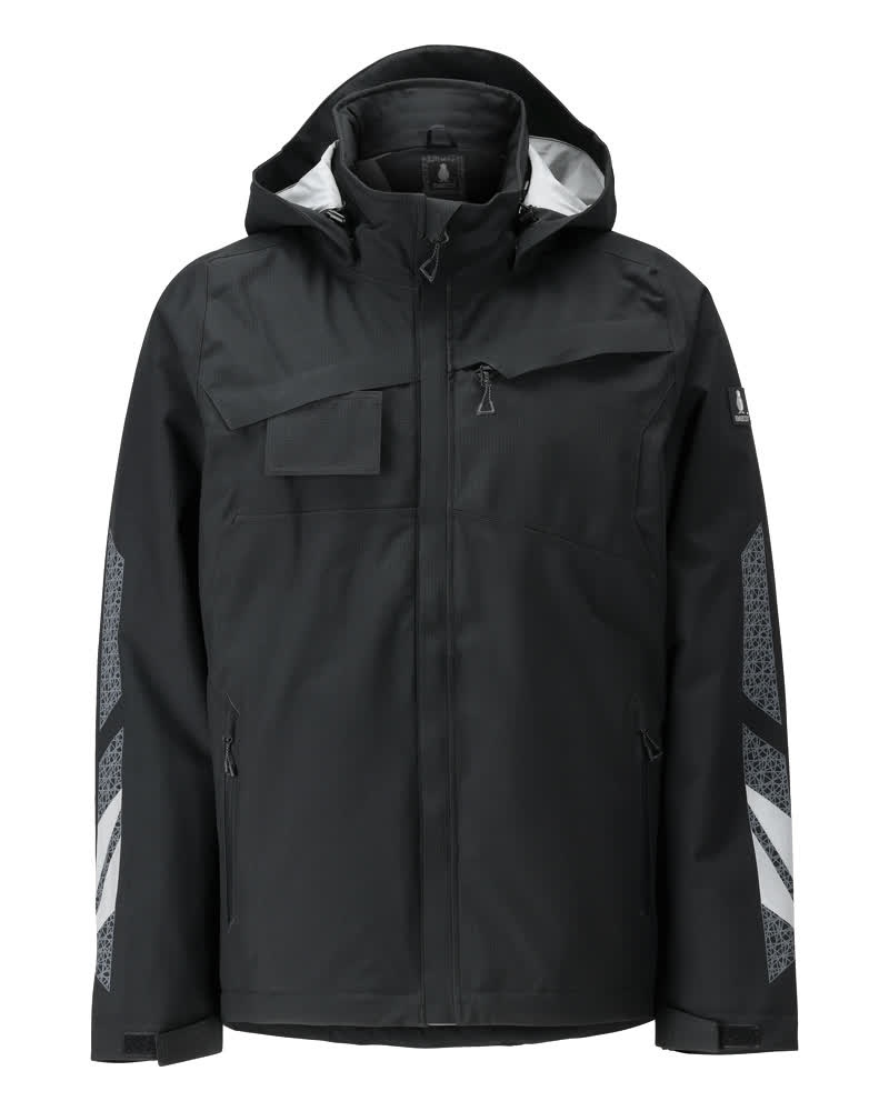 Winterjacke mit CLIMASCOT®, leicht – schwarz