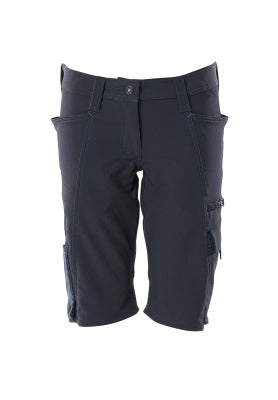Shorts, Damenpassform, PEARL, Stretch – schwarzblau