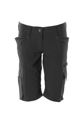 Shorts, Damenpassform, PEARL, Stretch – schwarz