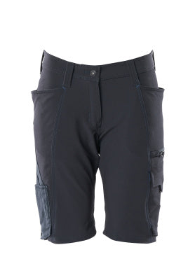Shorts, Damenpassform, DIAMOND, Stretch – schwarzblau