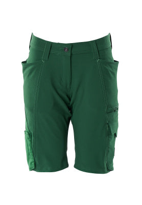 Shorts, Damenpassform, DIAMOND, Stretch – grün