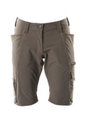 Shorts, Damenpassform, DIAMOND, Stretch – dunkelanthrazit