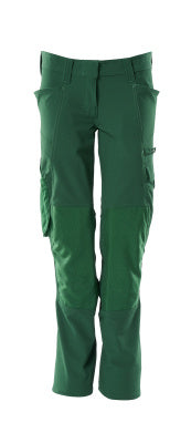 Hose, Damen, PEARL, Knietaschen, Stretch – grün