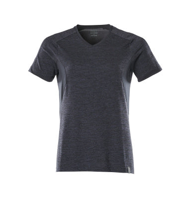 T-Shirt, Damen, mit COOLMAX® PRO – schwarzblau