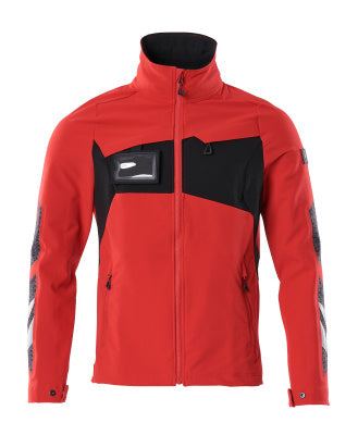 Jacke, ULTIMATE STRETCH, leicht – verkehrsrot/schwarz