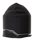 Strickmütze, mit Druck – schwarz