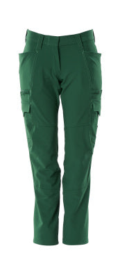 Hose, Damenpassform, DIAMOND, Stretch – grün
