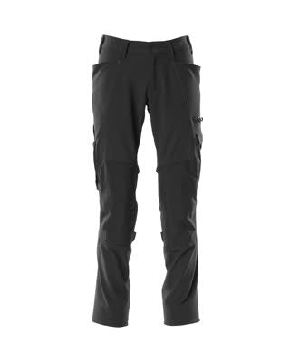 Hose, Knietaschen, ULTIMATE STRETCH – schwarz