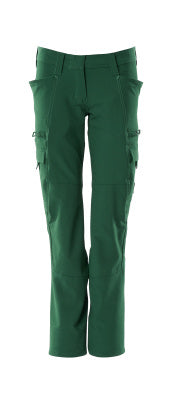 Hose, Damenpassform, PEARL, Stretch – grün