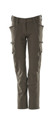Hose, Damenpassform, PEARL, Stretch – dunkelanthrazit
