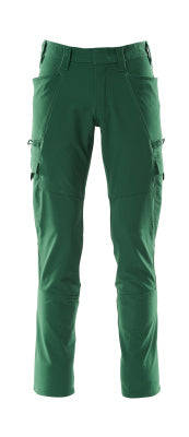 Hose, Schenkeltaschen, ULTIMATE STRETCH – grün