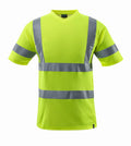 T-Shirt, V-Ausschnitt – hi-vis gelb