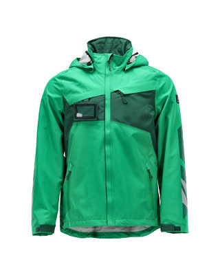 Hard Shell Jacke, wasserdicht – grasgrün/grün
