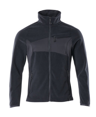 Fleecejacke mit Antipilling – schwarzblau
