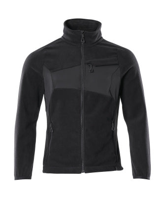 Fleecejacke mit Antipilling – schwarz