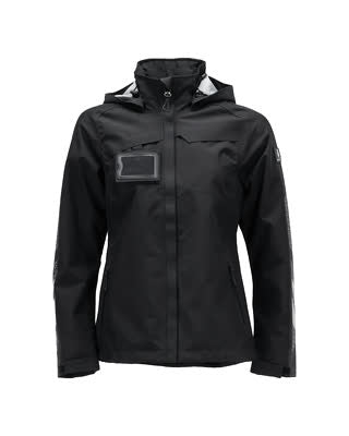 Hard Shell Jacke, wasserdicht, Damen – schwarz
