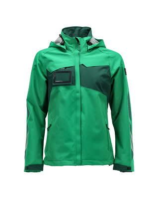 Hard Shell Jacke, wasserdicht, Damen – grasgrün/grün