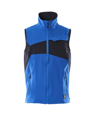 Weste, ULTIMATE STRETCH, leicht – azurblau/schwarzblau