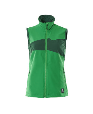 Weste, Damen, ULTIMATE STRETCH, leicht – grasgrün/grün