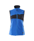 Weste, Damen, ULTIMATE STRETCH, leicht – azurblau/schwarzblau
