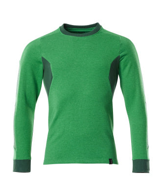 Sweatshirt, moderne Passform – grasgrün/grün