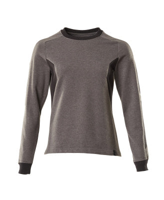 Sweatshirt, Damen – dunkelanthrazit/schwarz