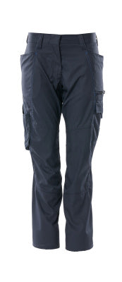 Hose mit Schenkeltasche, Damen, DIAMOND – schwarzblau