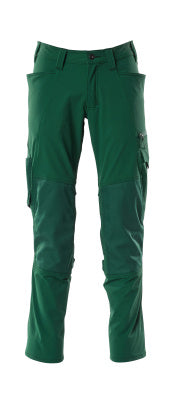 Hose, Knietaschen, ULTIMATE STRETCH – grün