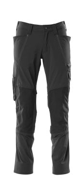 Hose, Knietaschen, ULTIMATE STRETCH – schwarz