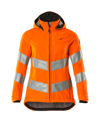 Softshelljacke, Damenmodell, EN20471 – hi-vis orange