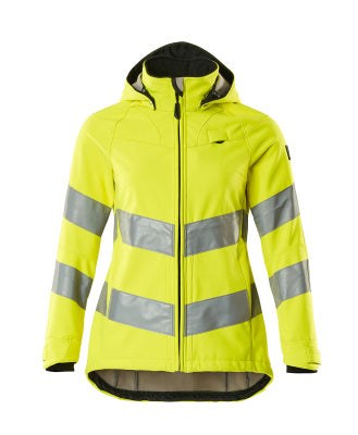 Softshelljacke, Damenmodell, EN20471 – hi-vis gelb