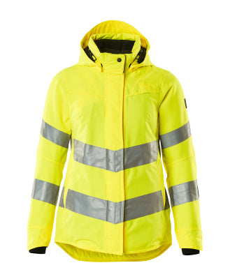 Winterjacke, Damenmodell – hi-vis gelb