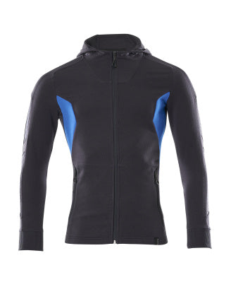 Sweatshirt mit Kapuze, moderne Passform – schwarzblau/azurblau