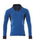 Sweatshirt mit Kapuze, moderne Passform – azurblau/schwarzblau