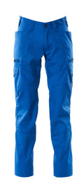 Hose, Schenkeltaschen, Stretch-Einsätze – azurblau
