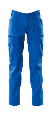 Hose, Schenkeltaschen, Stretch-Einsätze – azurblau