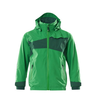 Hard Shell Jacke,Kinder,geringes Gewicht – grasgrün/grün