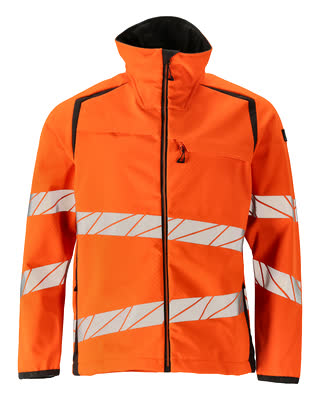 Softshelljacke – hi-vis orange/dunkelanthrazit