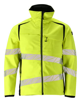 Softshelljacke – hi-vis gelb/schwarz