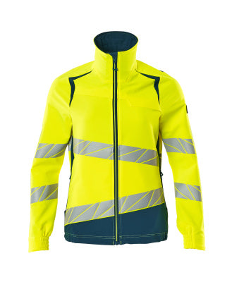 Jacke, Damen, ULTIMATE STRETCH – hi-vis gelb/dunkelpetroleum