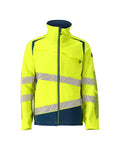Jacke, ULTIMATE STRETCH – hi-vis gelb/dunkelpetroleum