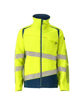 Jacke, ULTIMATE STRETCH – hi-vis gelb/dunkelpetroleum