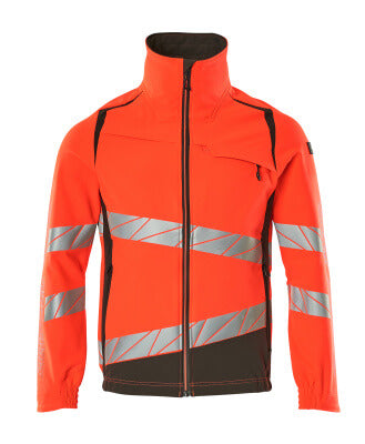 Jacke, ULTIMATE STRETCH – hi-vis rot/dunkelanthrazit